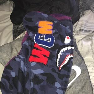 FULL ZIP SHARK HOODIE